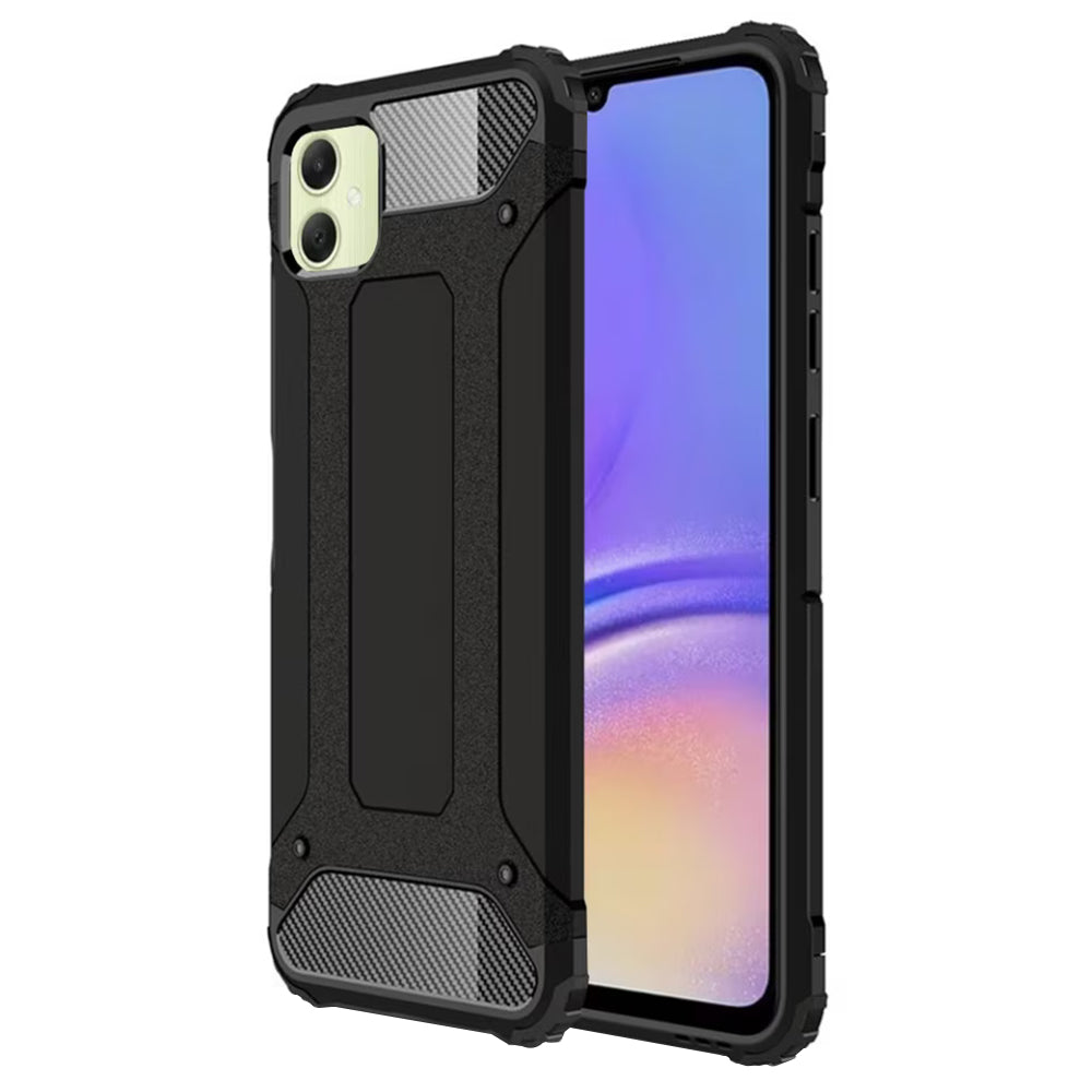 Kuori Samsung Galaxy A06 A065:lle, Techsuit, Hybrid Armor, Musta