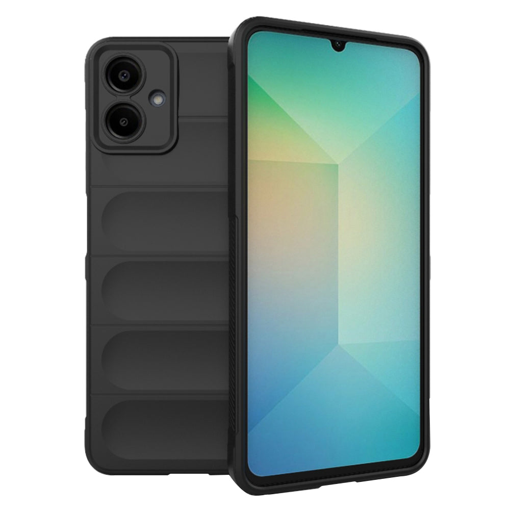 Kuori Samsung Galaxy A06 A065:lle, Techsuit, Magic Shield, Musta