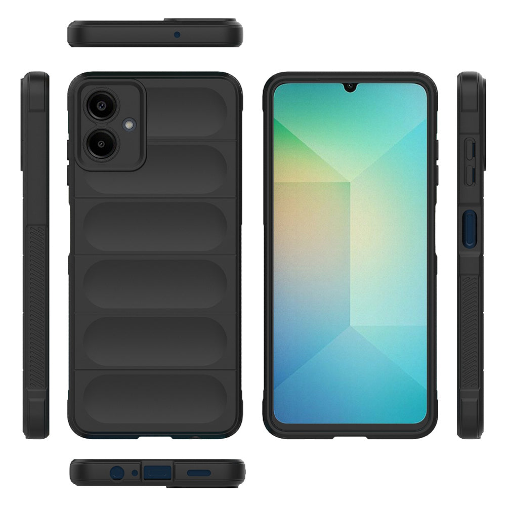 Kuori Samsung Galaxy A06 A065:lle, Techsuit, Magic Shield, Musta
