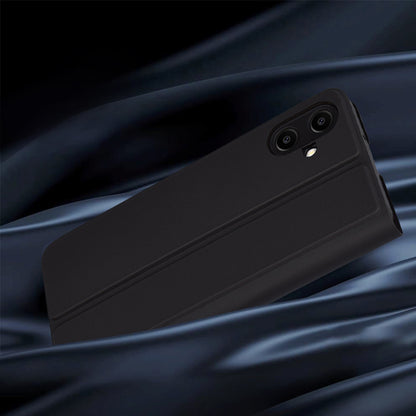 Kuori Samsung Galaxy A06 A065:lle, Techsuit, Magskin Book, Musta