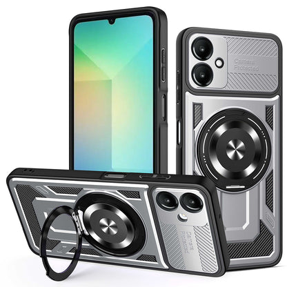 Kuori Samsung Galaxy A06 A065:lle, Techsuit, RuggedCam, Harmaa