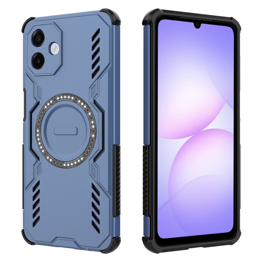 MagSafe-kuori Samsung Galaxy A07 4G A075:lle, Techsuit, ArmorMag, Sininen