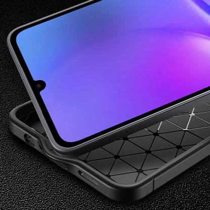 Kuori Samsung Galaxy A07 4G A075:lle, Techsuit, Hiilikuitu, Musta