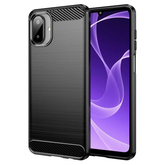 Kuori Samsung Galaxy A07 4G A075:lle, Techsuit, Hiili, Musta