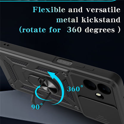 Kuori Samsung Galaxy A08 4G A085 / A07 5G A076, Techsuit, CamShield, Musta