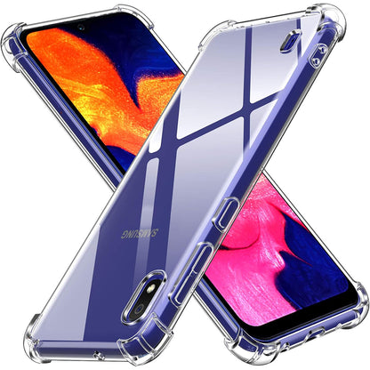 Kuori Samsung Galaxy A10 A105:lle, Techsuit, Iskunkestävä Kirkas, Läpinäkyvä
