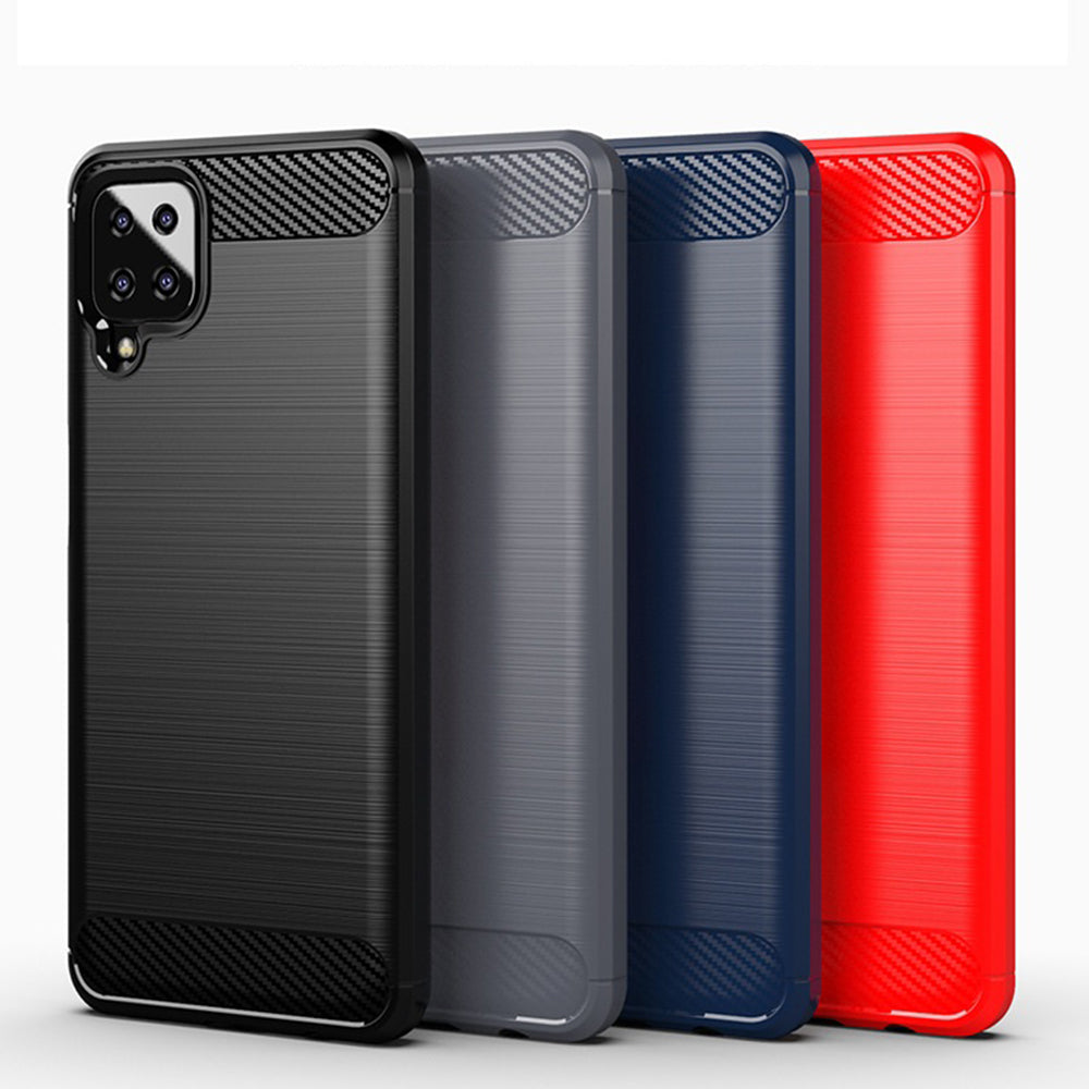 Case for Samsung Galaxy A12 Nacho A127 / A12 A125, Techsuit, Carbon, Black