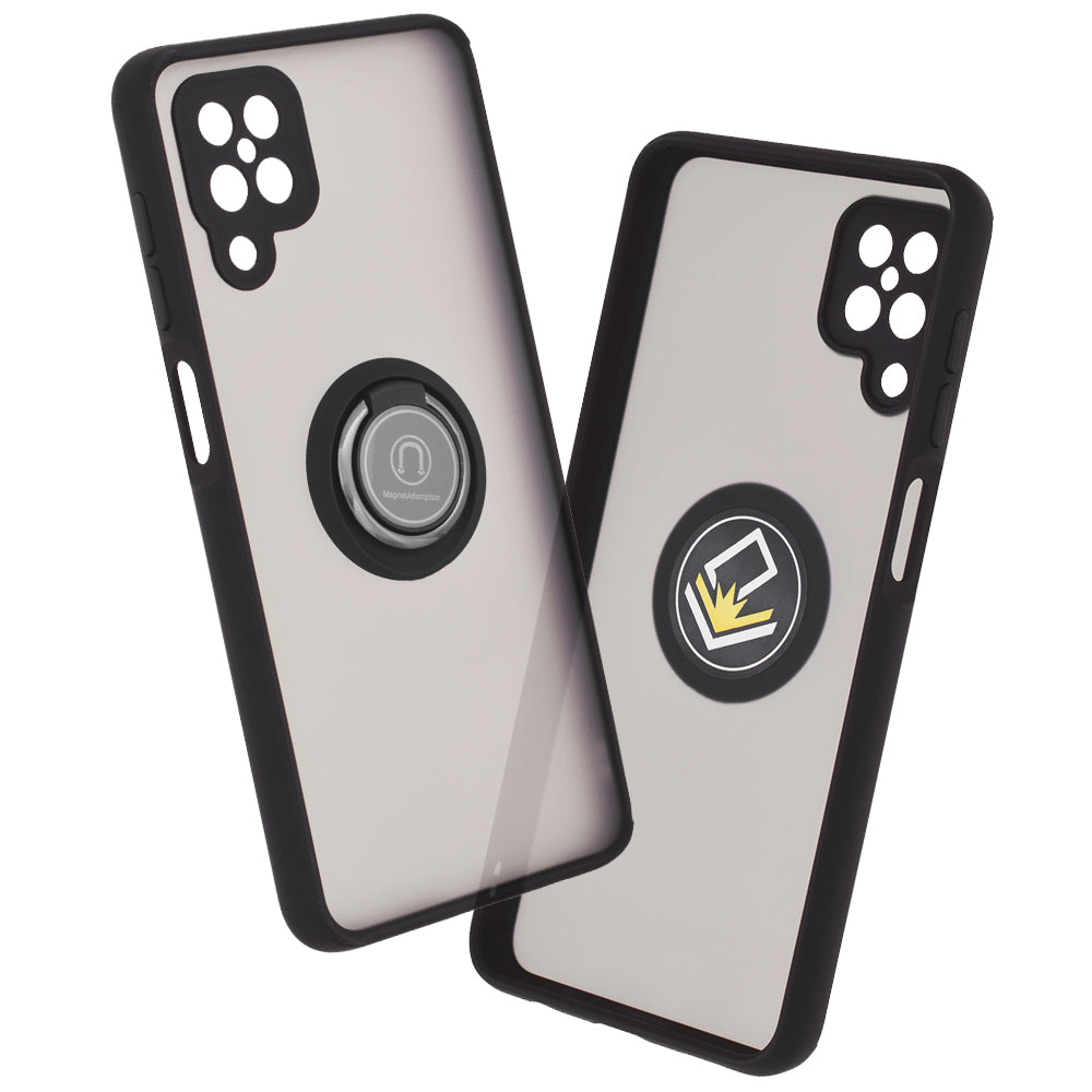 Kuori Samsung Galaxy A12 Nacho A127 / A12 A125:lle, Techsuit, Glinth, Musta