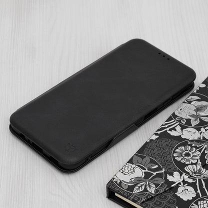 Kuori Samsung Galaxy A12 Nacho A127 / A12 A125:lle, Techsuit, Safe Wallet Plus, Musta