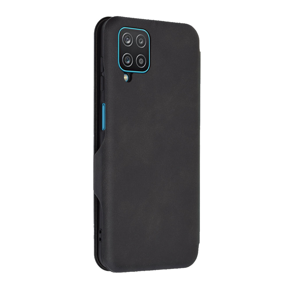 Kuori Samsung Galaxy A12 Nacho A127 / A12 A125:lle, Techsuit, Safe Wallet Plus, Musta