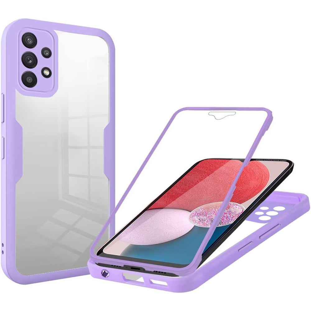 Kuori Samsung Galaxy A13 A135:lle, Techsuit, ColorVerse 360, Violetti