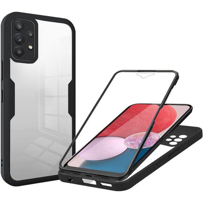Kuori Samsung Galaxy A13 A135:lle, Techsuit, ColorVerse 360, Musta