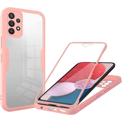 Kuori Samsung Galaxy A13 A135:lle, Techsuit, ColorVerse 360, vaaleanpunainen