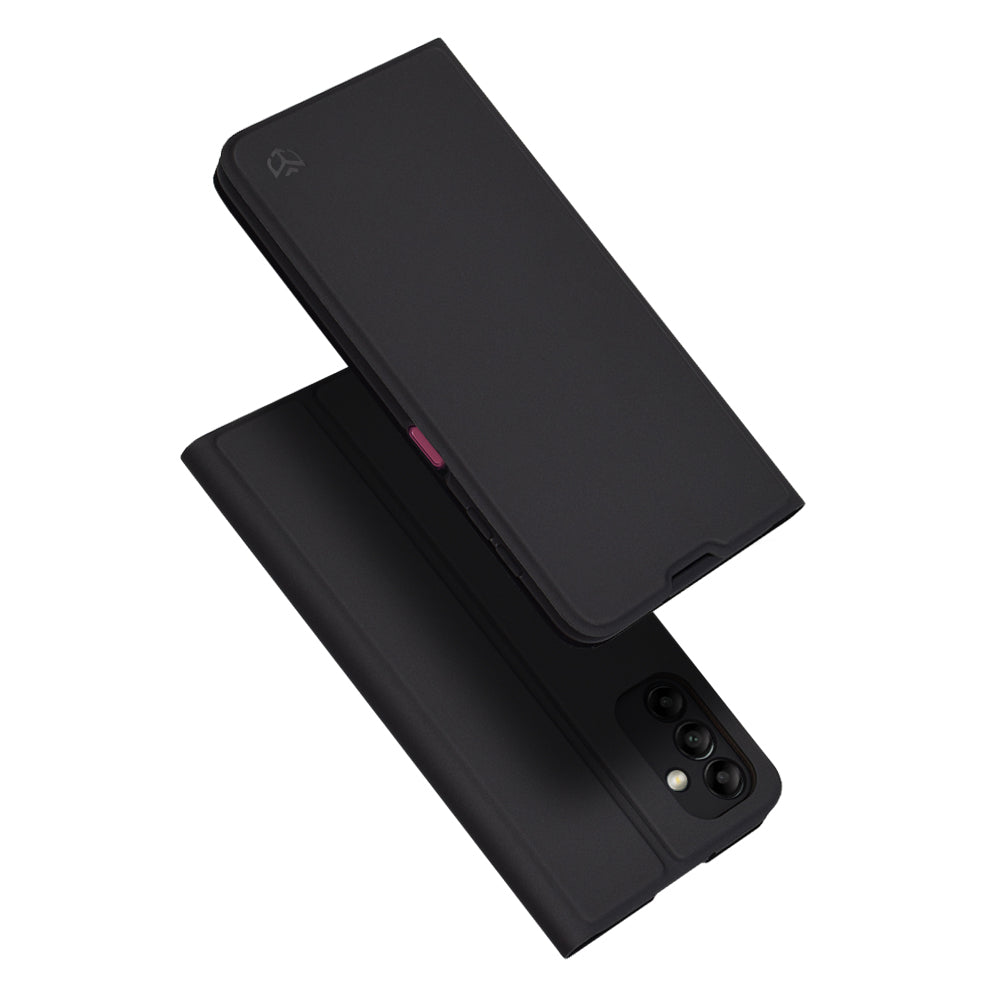 Kuori Samsung Galaxy A14 A145 / A14 5G A146:lle, Techsuit, Magskin Book, Musta