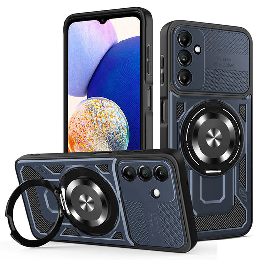 Kuori Samsung Galaxy A14 A145 / A14 5G A146:lle, Techsuit, RuggedCam, Sininen
