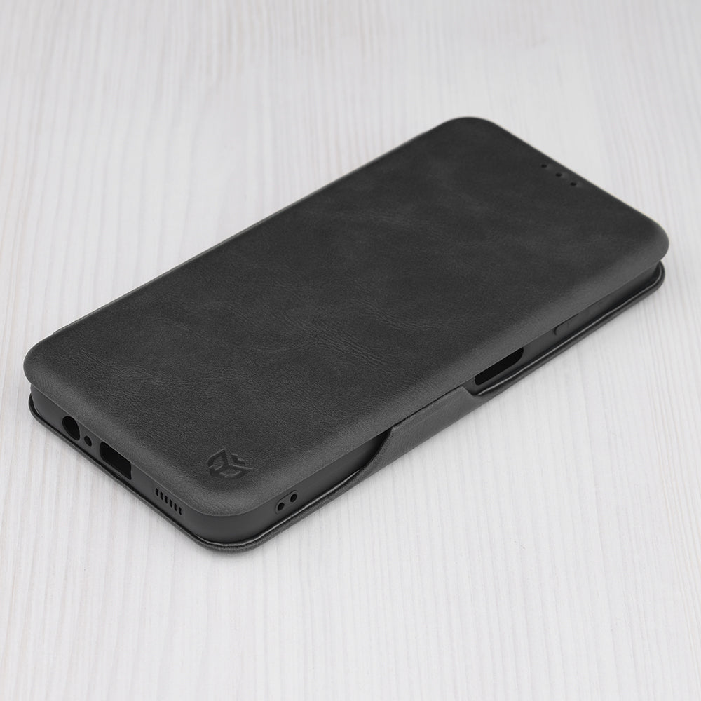 Kotelo Samsung Galaxy A14 A145 / A14 5G A146, Techsuit, Safe Wallet Plus, Musta