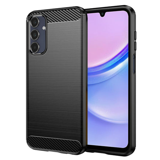 Kuori Samsung Galaxy A15 5G A156 / A15 A155, Techsuit, Hiili, Musta