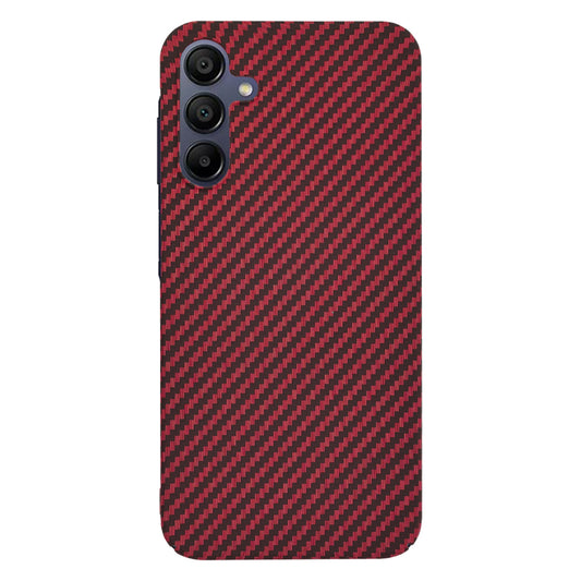 Kuori Samsung Galaxy A15 5G A156 / A15 A155, Techsuit, Carbonite FiberShell, Punainen