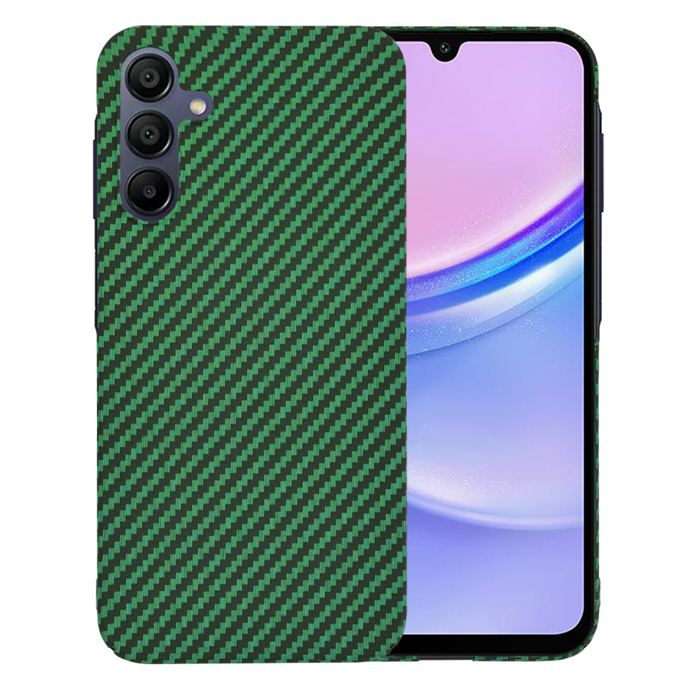 Kuori Samsung Galaxy A15 5G A156 / A15 A155, Techsuit, Carbonite FiberShell, Vihreä