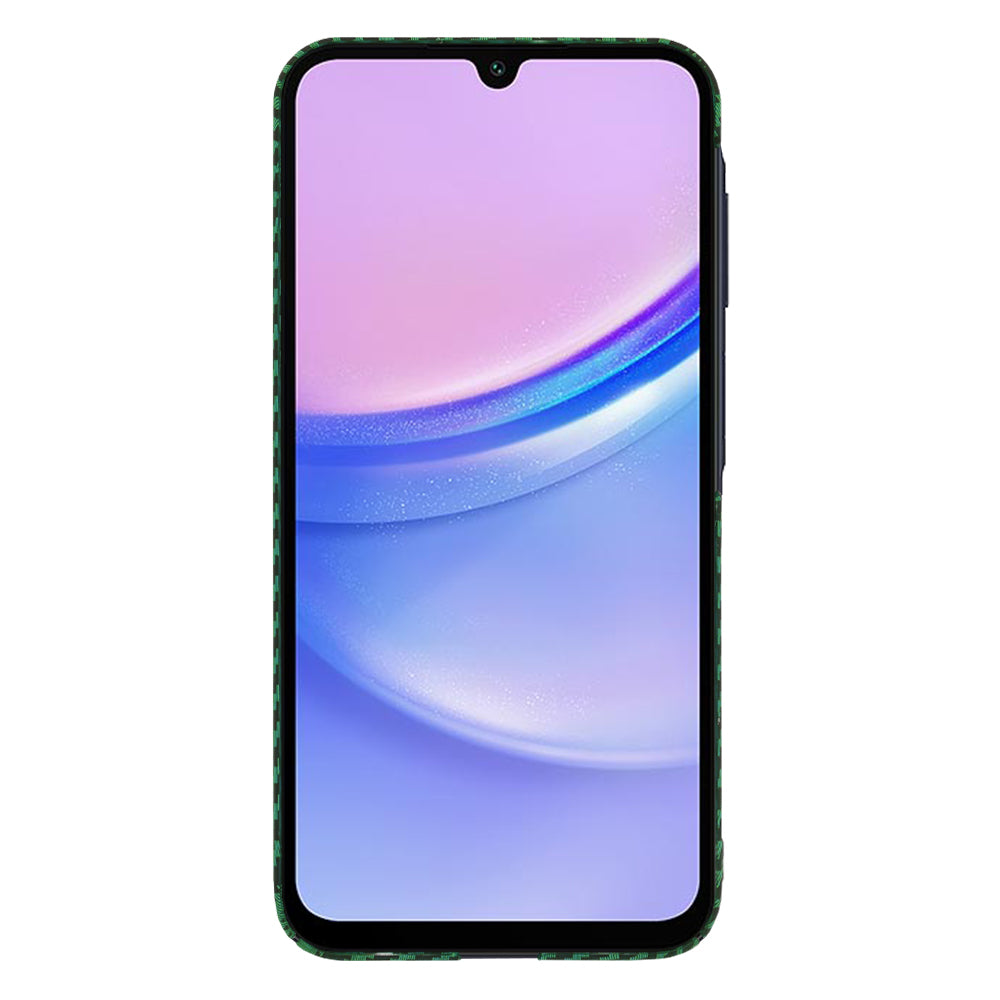 Kuori Samsung Galaxy A15 5G A156 / A15 A155, Techsuit, Carbonite FiberShell, Vihreä