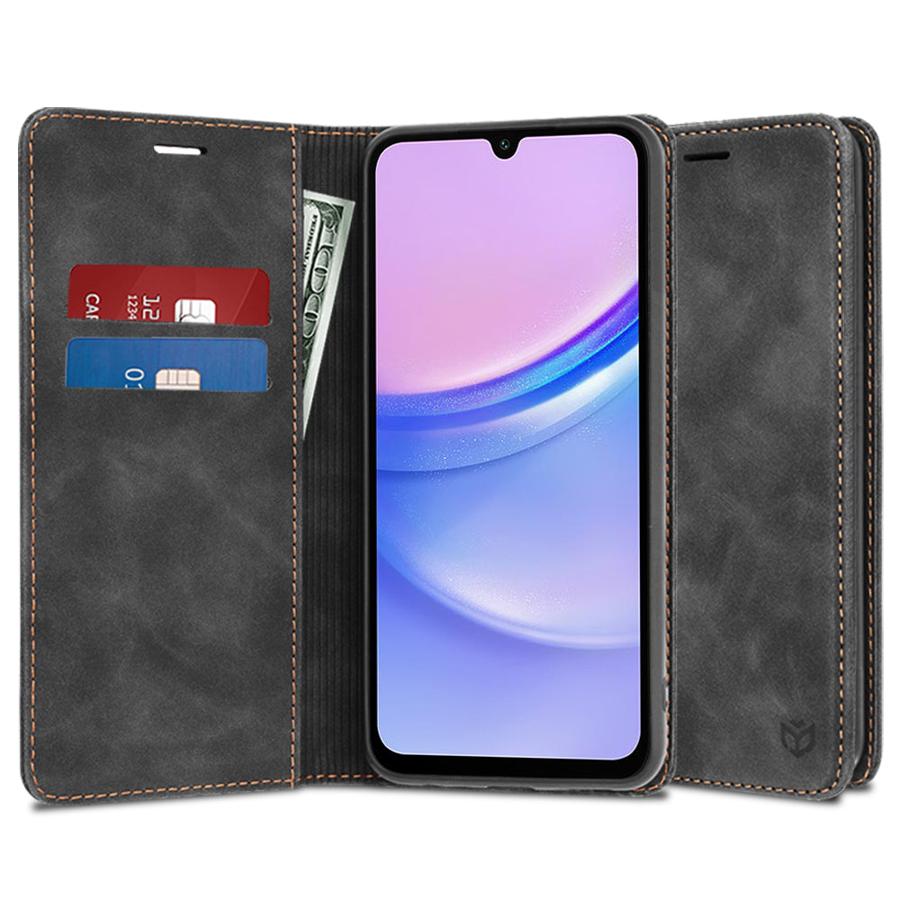 Kuori Samsung Galaxy A15 5G A156 / A15 A155, Techsuit, Confy, Musta