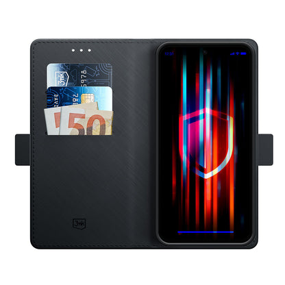 Kuori Samsung Galaxy A16 5G A166 / A16 4G A165, 3MK, Lompakko, Musta