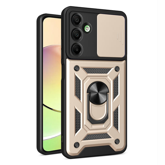 Kuori Samsung Galaxy A16 5G A166 / A16 4G A165:lle, Techsuit, CamShield, Kultainen