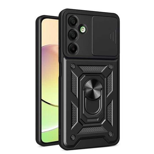 Kuori Samsung Galaxy A16 5G A166 / A16 4G A165:lle, Techsuit, CamShield, Musta