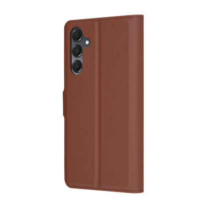 Kuori Samsung Galaxy A16 5G A166 / A16 4G A165:lle, Techsuit, nahkainen folio, ruskea