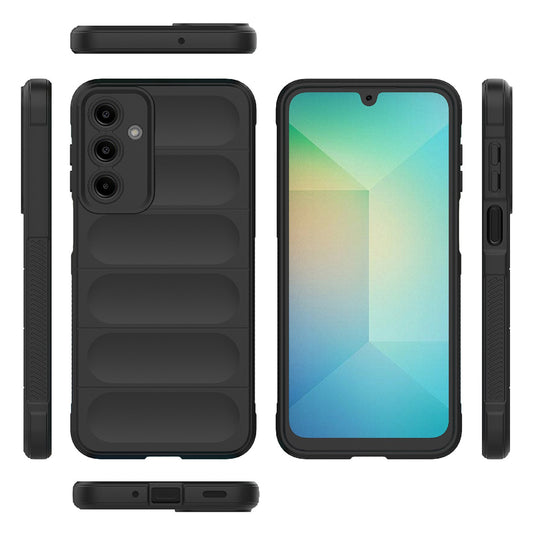 Kuori Samsung Galaxy A16 5G A166 / A16 4G A165:lle, Techsuit, Magic Shield, Musta