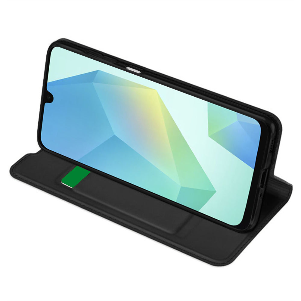 Kuori Samsung Galaxy A16 5G A166 / A16 4G A165:lle, Techsuit, Magskin Book, Musta