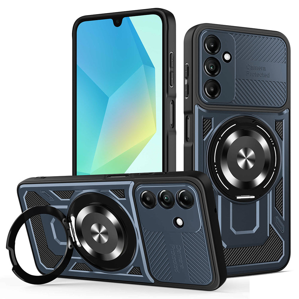 Kuori Samsung Galaxy A16 5G A166 / A16 4G A165:lle, Techsuit, RuggedCam, Sininen