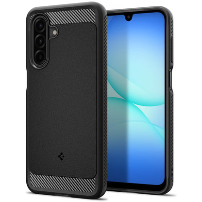 Kotelo Samsung Galaxy A17 4G / A17 5G, Spigen, Rugged Armor, Musta ACS09844