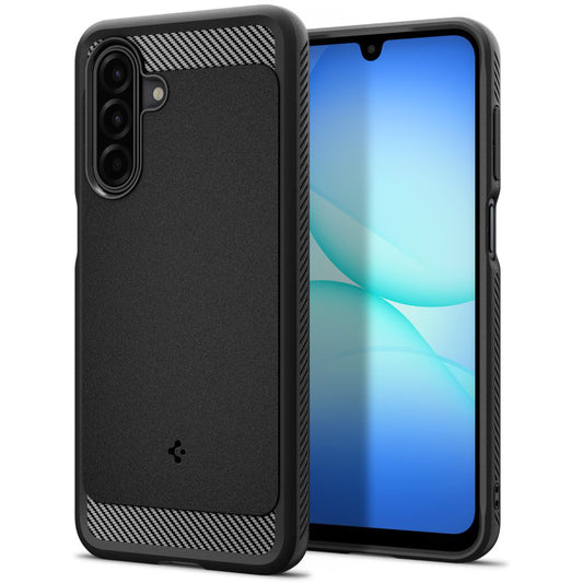 Kotelo Samsung Galaxy A17 4G / A17 5G, Spigen, Rugged Armor, Musta ACS09844
