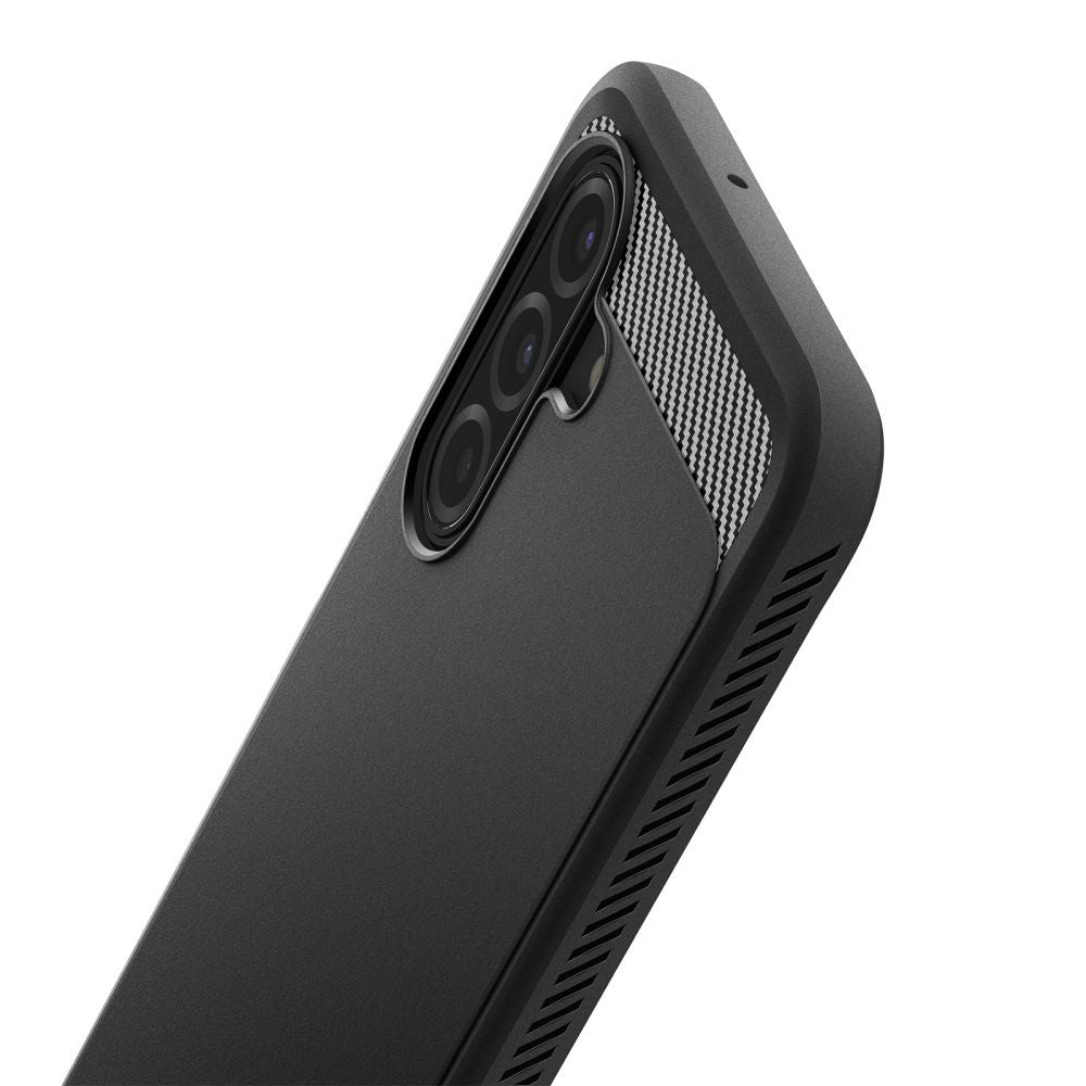 Kotelo Samsung Galaxy A17 4G / A17 5G, Spigen, Rugged Armor, Musta ACS09844
