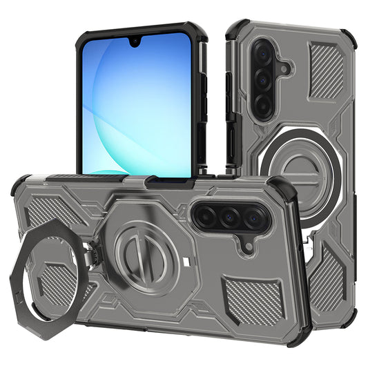 Kotelo Samsung Galaxy A17 4G / A17 5G, Techsuit, Carbon Shield Pro, Vaaleanmusta