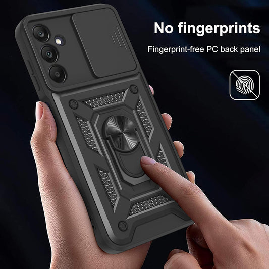 Kuori Samsung Galaxy A17 5G:lle, Techsuit, CamShield, Musta