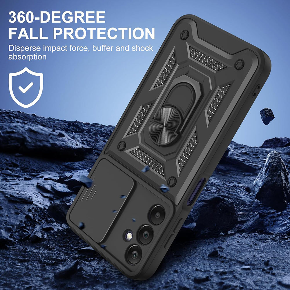 Kuori Samsung Galaxy A17 5G:lle, Techsuit, CamShield, Musta