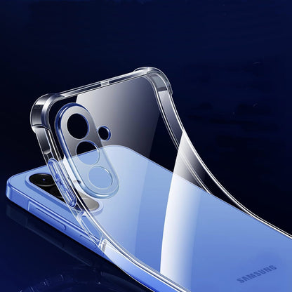 Kuori Samsung Galaxy A17 5G:lle, Techsuit, Iskunkestävä Kirkas, Läpinäkyvä