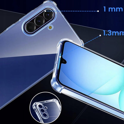 Kuori Samsung Galaxy A17 5G:lle, Techsuit, Iskunkestävä Kirkas, Läpinäkyvä