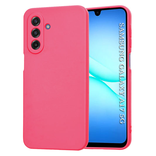 Kuori Samsung Galaxy A17 5G:lle, Techsuit, SoftFlex, Tummanpunainen