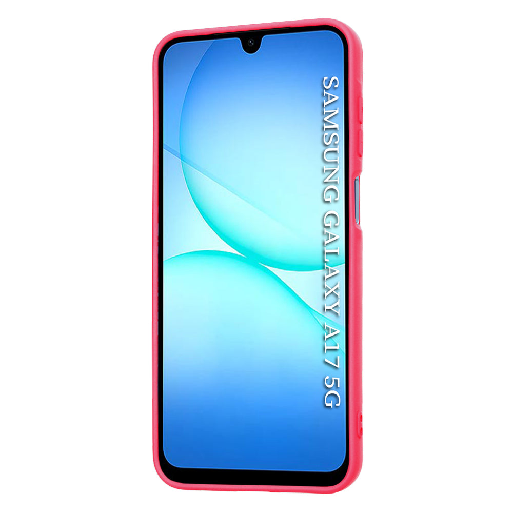 Case for Samsung Galaxy A17 5G, Techsuit, SoftFlex, Dark Pink