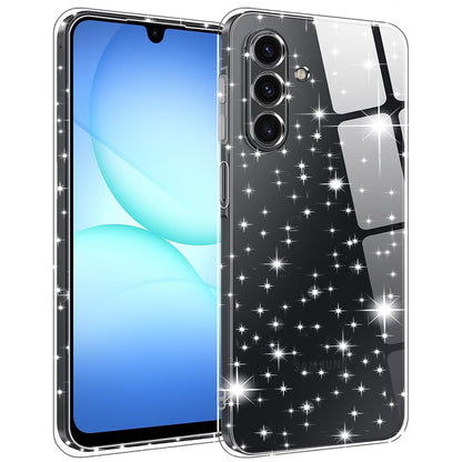 Kuori Samsung Galaxy A17 5G:lle, Techsuit, SparkleSkin, Läpinäkyvä