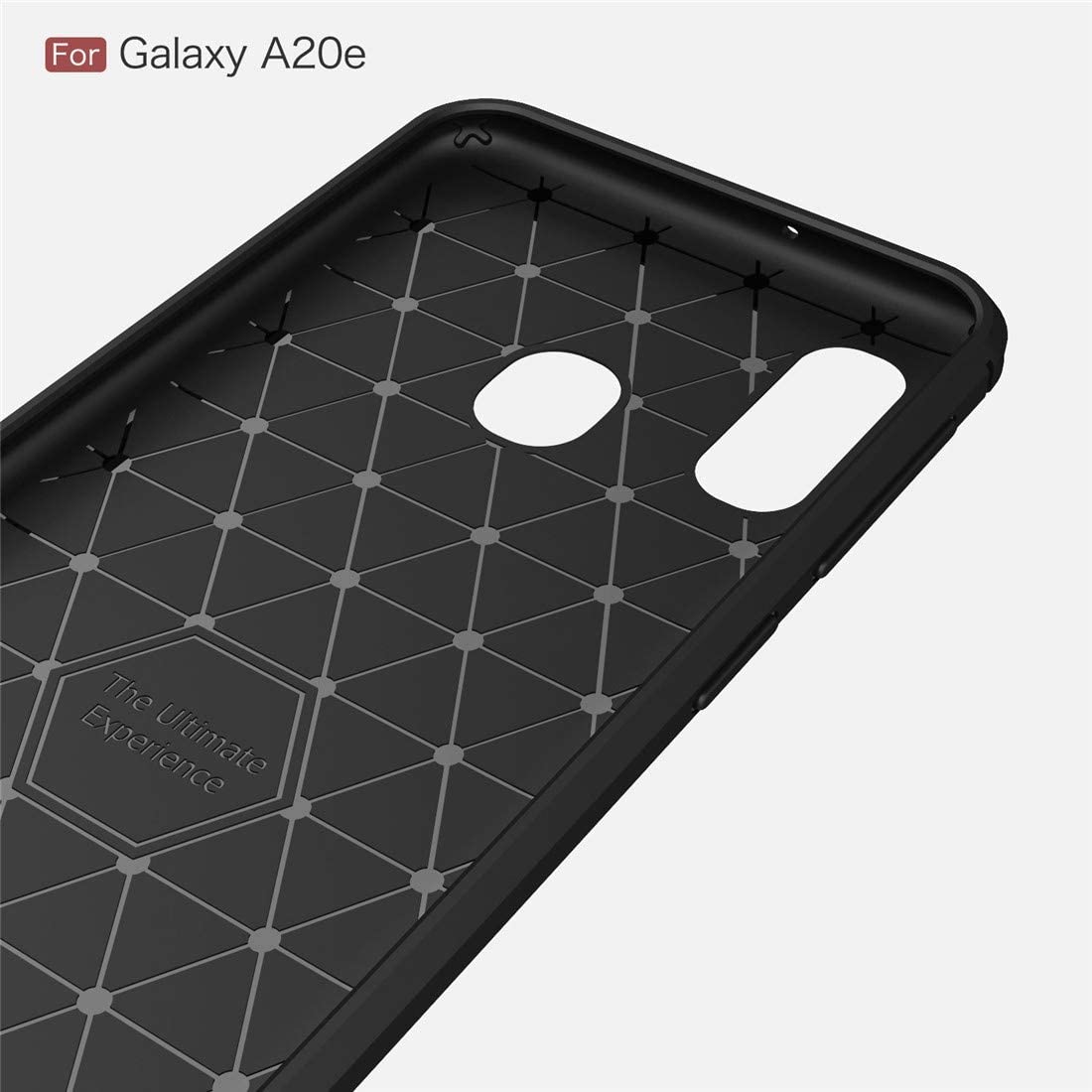 Kuori Samsung Galaxy A20e A202:lle, Techsuit, Hiili, Musta