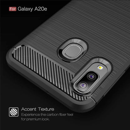 Kuori Samsung Galaxy A20e A202:lle, Techsuit, Hiili, Musta