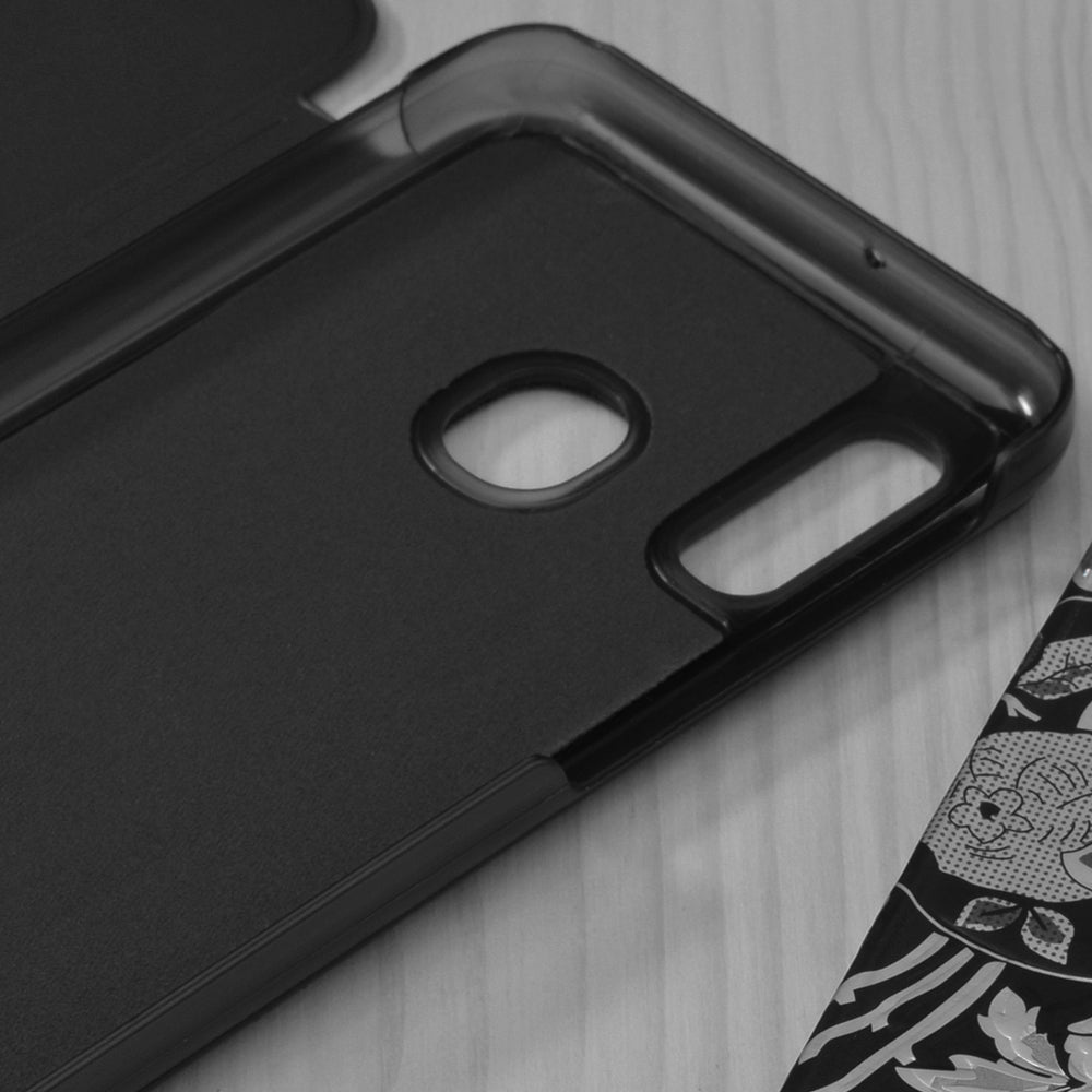 Kuori Samsung Galaxy A20e A202:lle, Techsuit, eFold, Musta