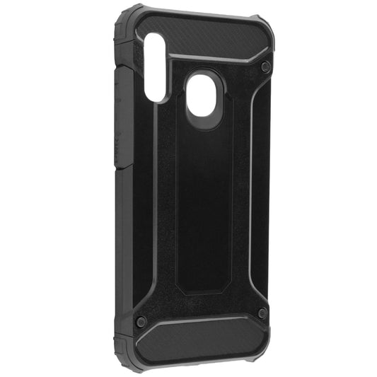 Kuori Samsung Galaxy A20e A202:lle, Techsuit, Hybrid Armor, Musta
