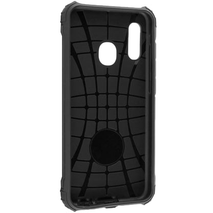 Case for Samsung Galaxy A20e A202, Techsuit, Hybrid Armor, Black