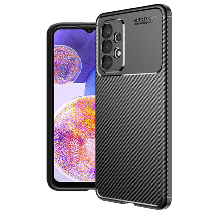 Kuori Samsung Galaxy A23 5G A236 / A23 A235, Techsuit, Hiilikuitu, Musta