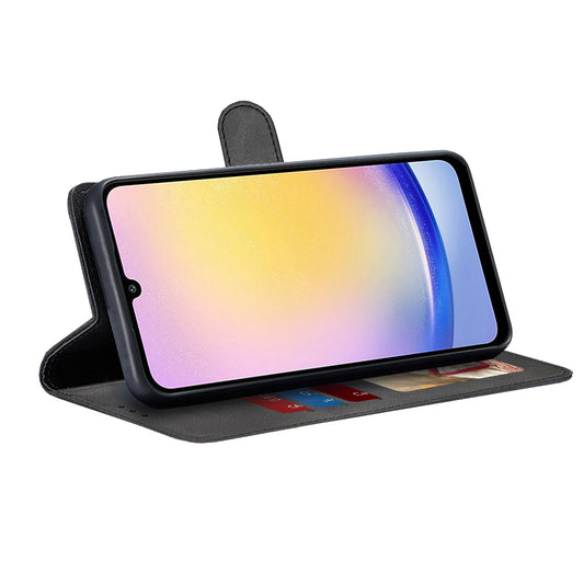 Kuori Samsung Galaxy A25 A256:lle, Techsuit, Diary Book, Musta